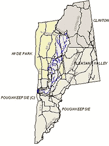 Fall Kill Watershed Map