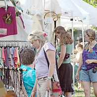 Craft vending at the Clearwater Festival.