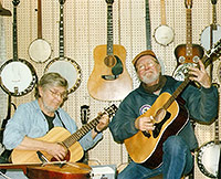Vic Schwarz with Pete Seeger