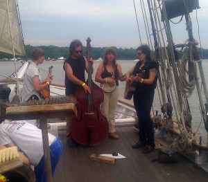 This was taken my first time leading a sail at Revival with Pocatello playing onboard.